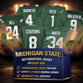 Autographed/Signed Michigan State College Football Jersey Mystery Box with PSA JSA or Beckett COA