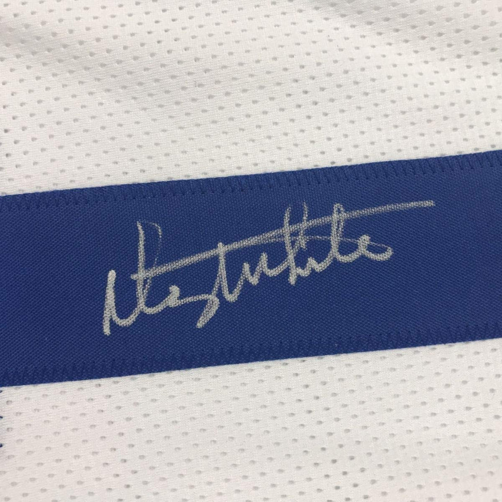 Autographed/Signed Danny White Dallas White Football Jersey JSA COA