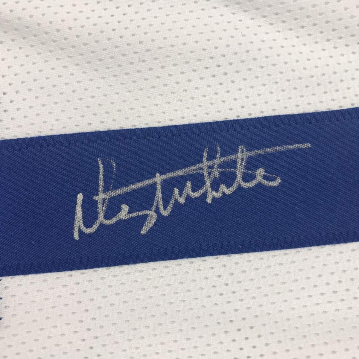 Autographed/Signed Danny White Dallas White Football Jersey JSA COA