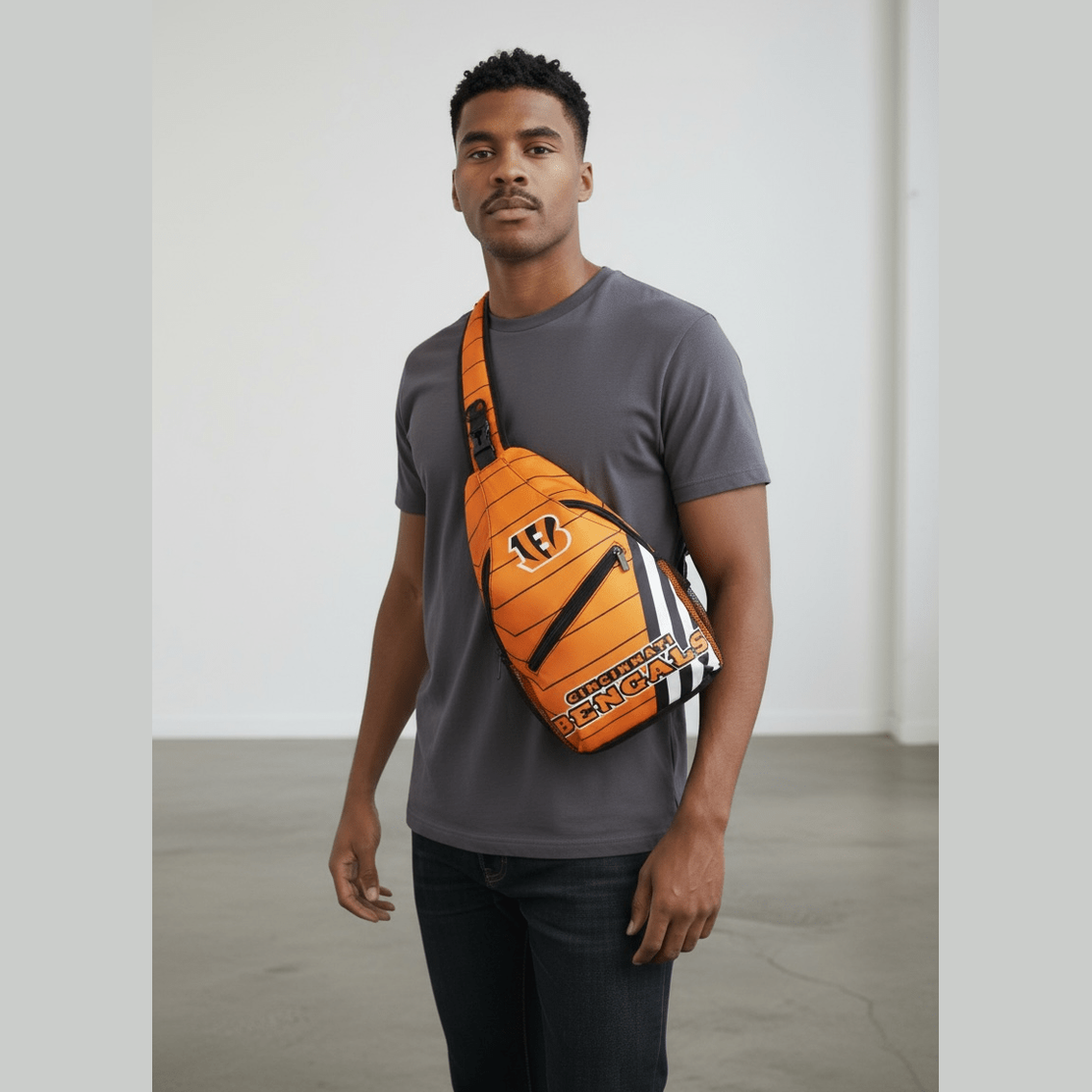 Cincinnati Bengals Crossbody Sling Bag