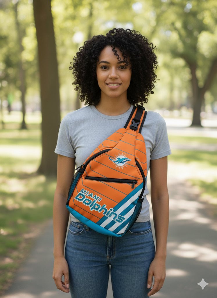 Miami Dolphins Crossbody Sling Bag