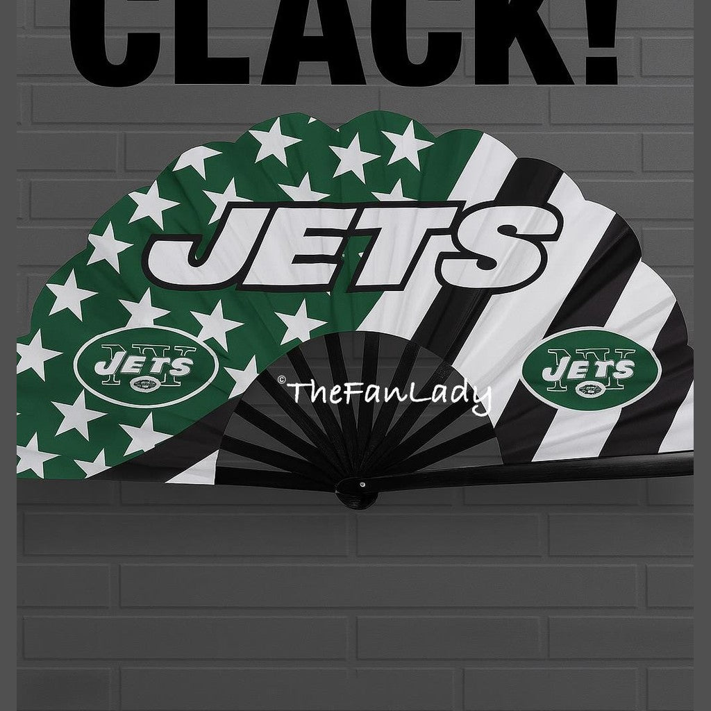 New York Jets Clack Fan: NFL Game Day Accessory