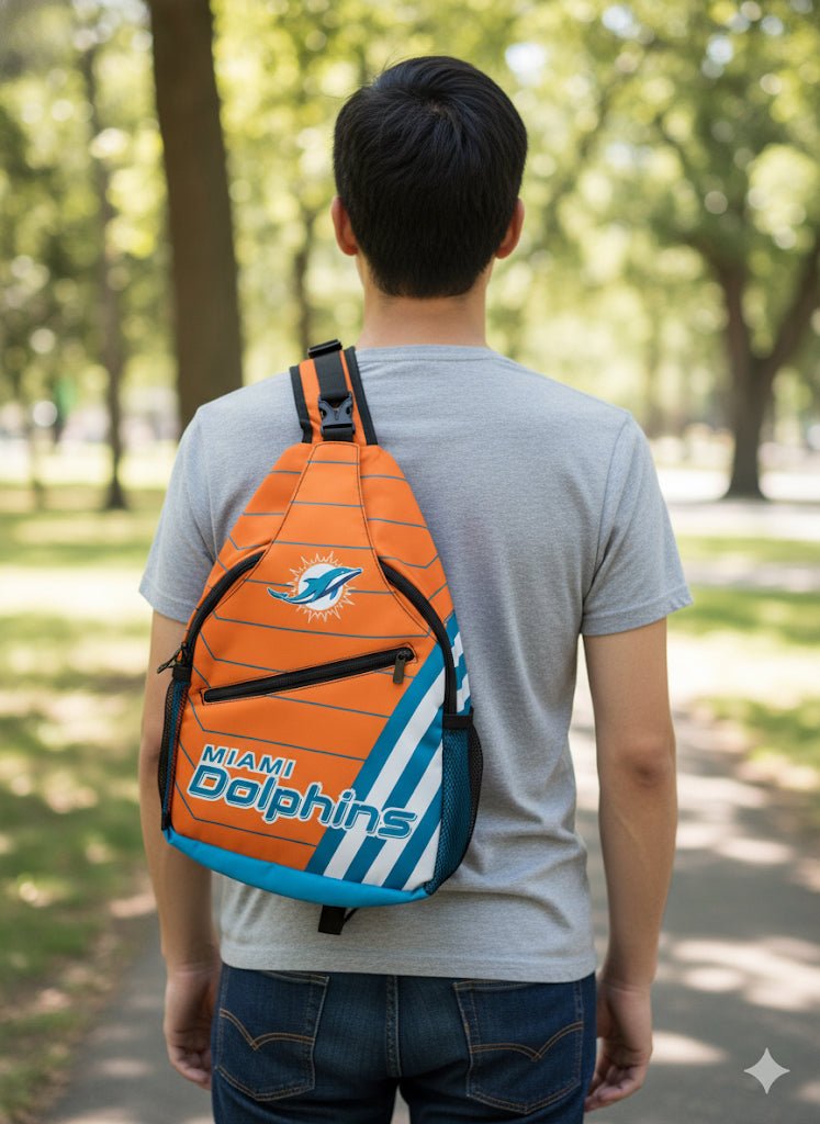 Miami Dolphins Crossbody Sling Bag