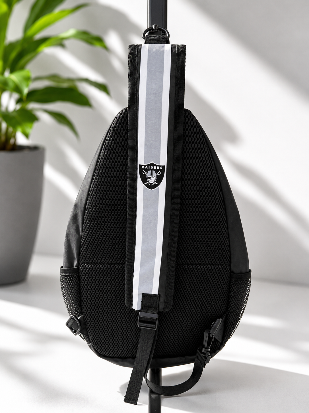 Las Vegas Raiders Sling Bag: Crossbody Backpack