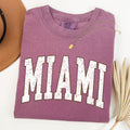 Miami Football Game Day Tailgate State University College Big Game Touchdown Comfort Colors Tee