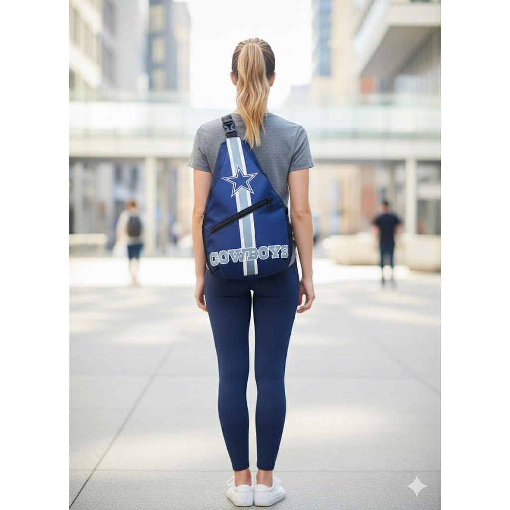 Dallas Cowboys Sling Bag: Crossbody Backpack