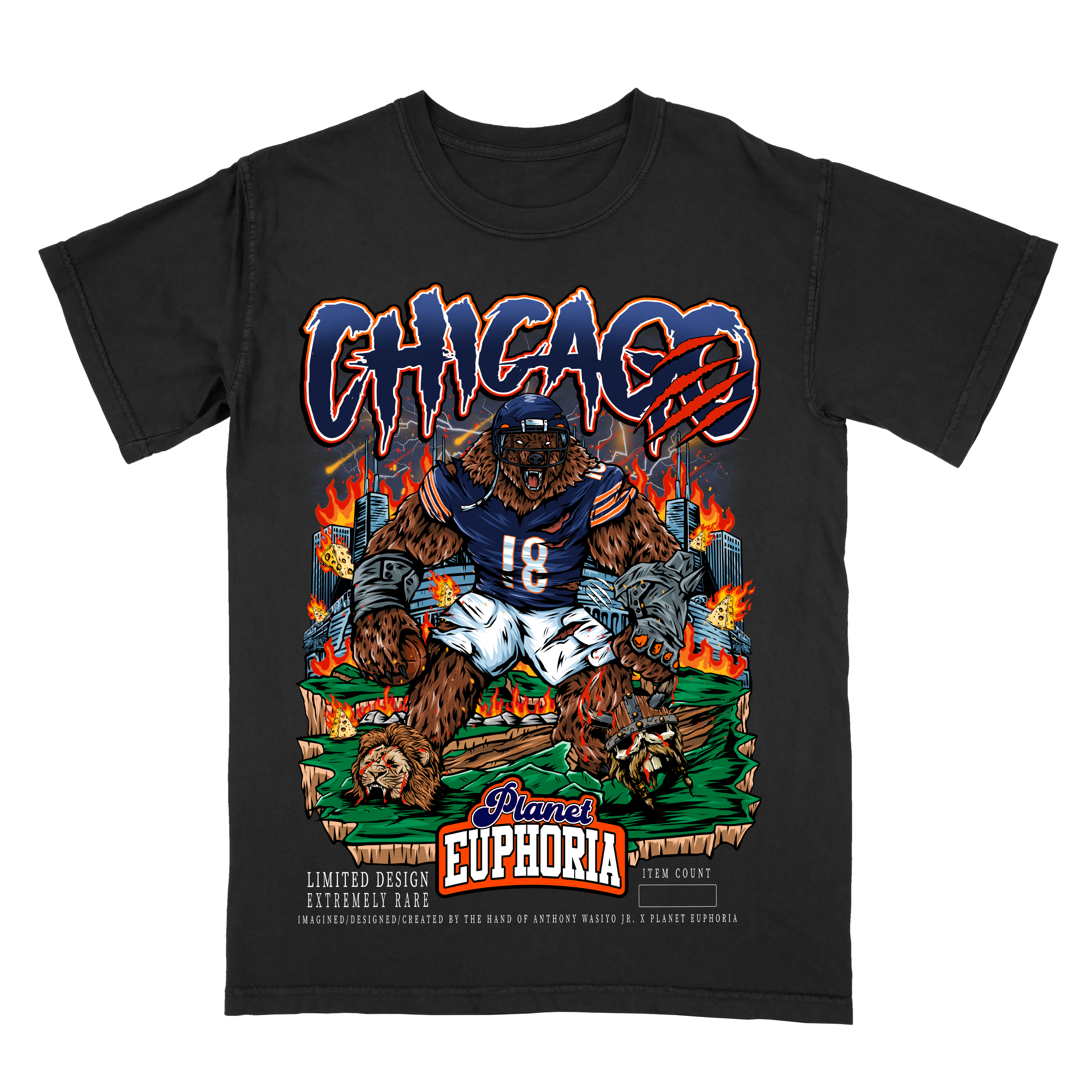 Chicago Limited Edition NFL Player Graphic T-Shirt