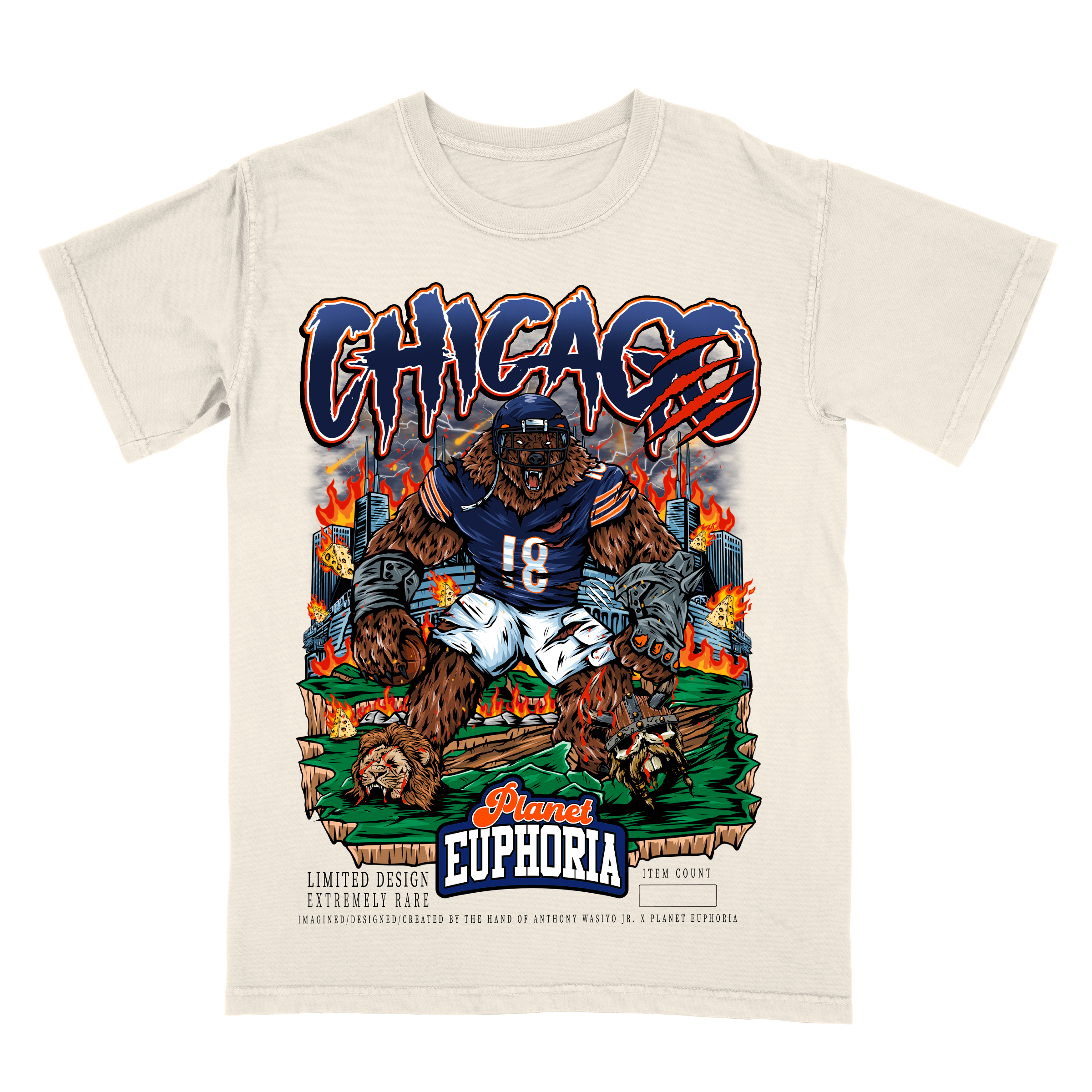 Chicago Limited Edition NFL Player Graphic T-Shirt
