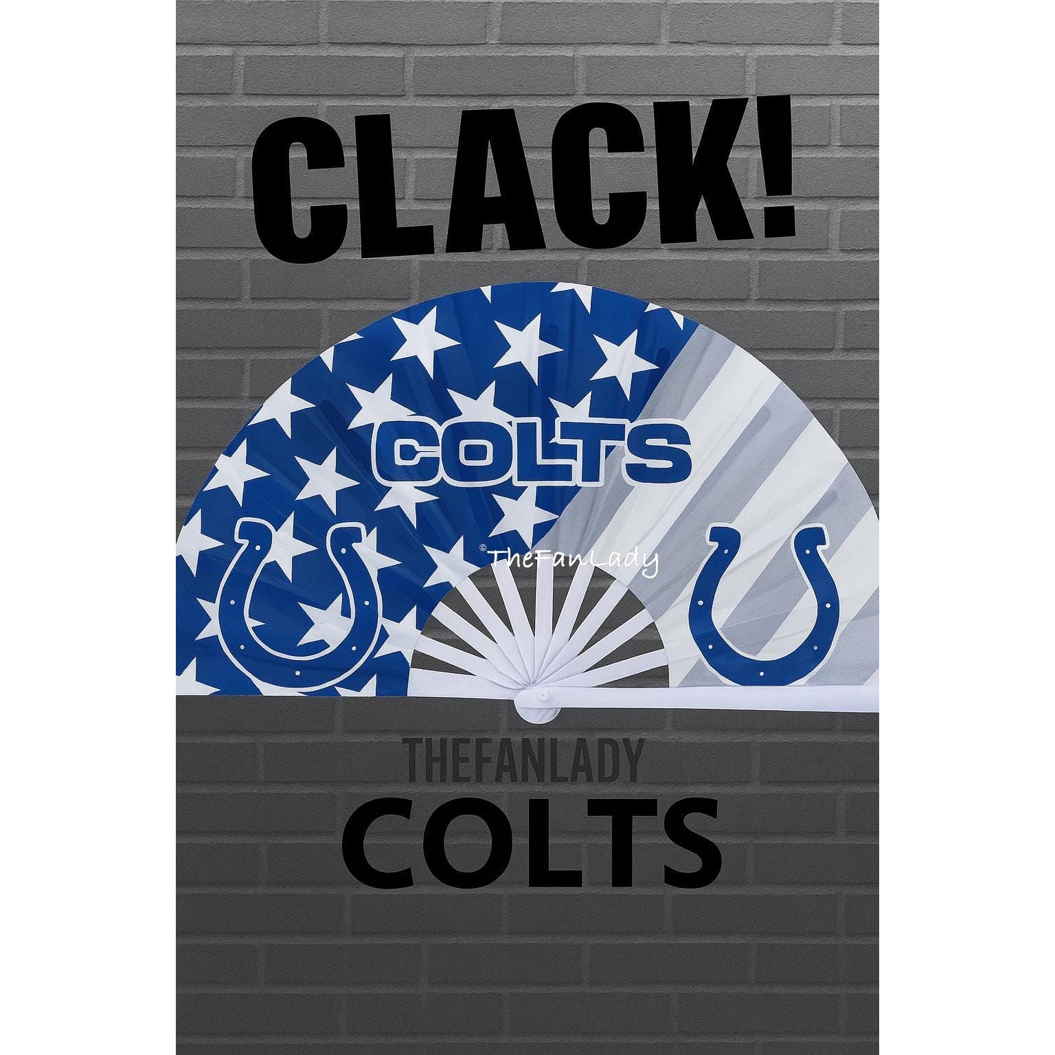 Indianapolis Colts Clack Fan: Game Day Accessory