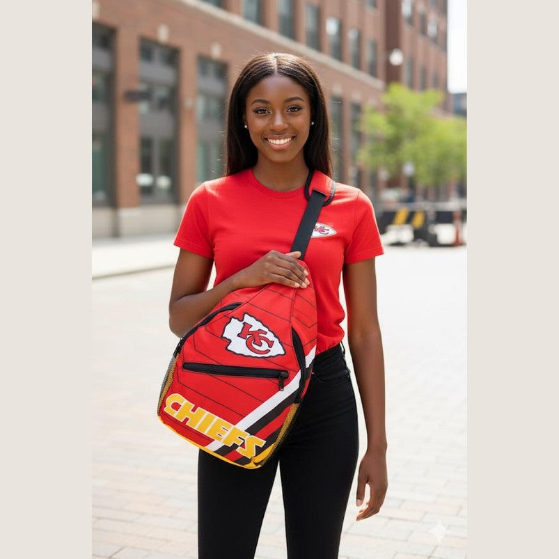 Kansas City Chiefs Sling Bag: NFL Crossbody Backpack