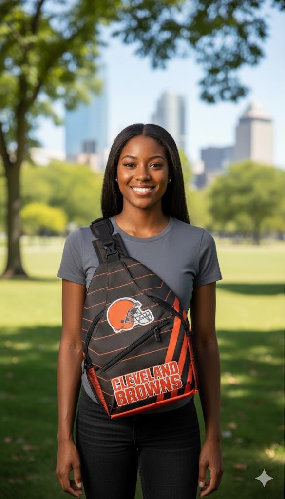 Cleveland Browns Sling Bag: Crossbody Backpack