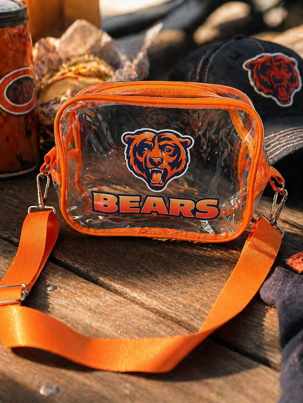 Chicago Bears Clear Stadium Cross-Body Bag
