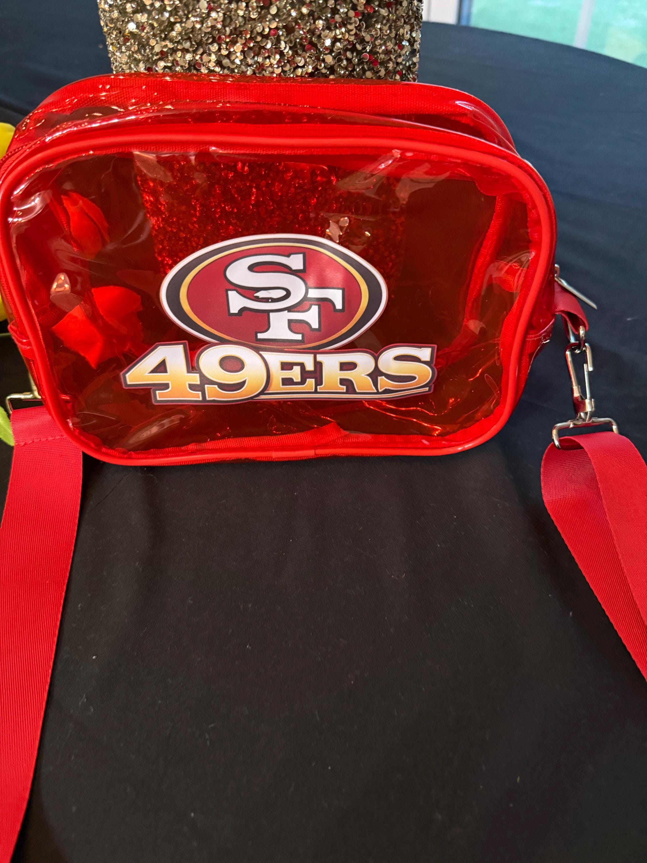 San Francisco 49ers Transparent Crossbody Bag