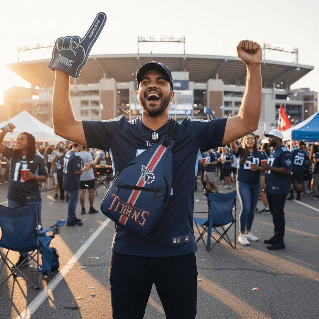 Tennessee Titans Crossbody Sling Bag
