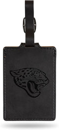 Jacksonville Jaguars Luggage Bag Tag Laser Engraved Ultra Suede Includes ID Card