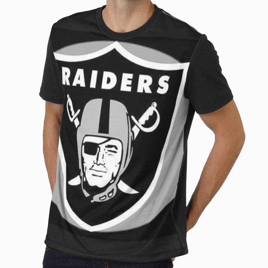 Nfl Raiders T-Shirt - Streetwear Style for Adults